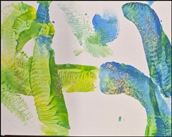 Ball Python "Panya," painting 2 8x10