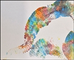 Borneon Python "Puddles," painting 6 8x10