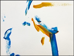 Otter "Darwin," painting 2 9x12